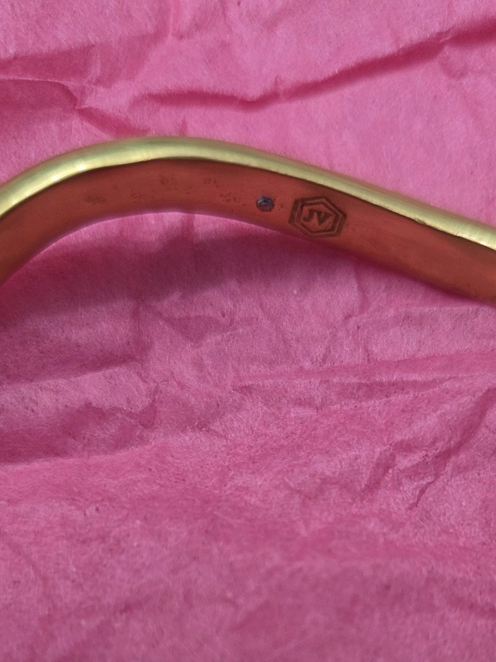 Julie Vos 24K Gold Plate Wave Bangle - Picture 4 of 7